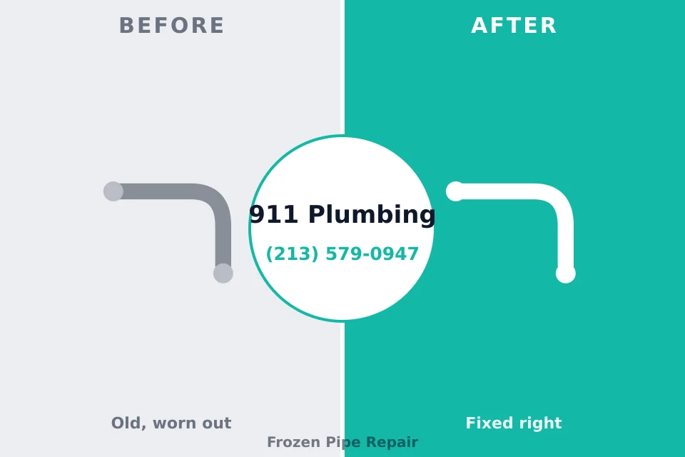Before and after: plumbing company Atoka, OK